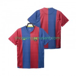 Maillot de Foot FC Barcelone 2007 Rétro Homme Domicile 2006 Manche Courte