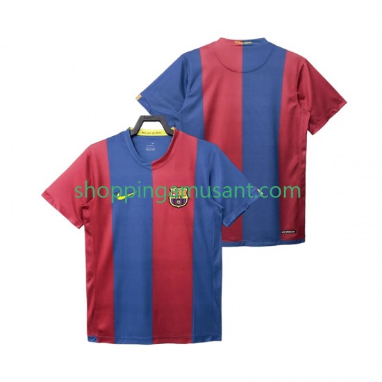 Maillot de Foot FC Barcelone 2007 Rétro Homme Domicile 2006 Manche Courte