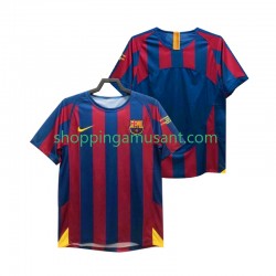 Maillot de Foot FC Barcelone Champions League 2005 Rétro Homme Domicile 2006 Manche Courte