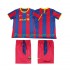 Maillot de Foot FC Barcelone Rétro Enfant Domicile 2011 2010 Manche Courte