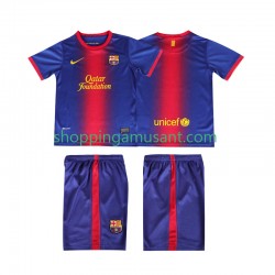 Maillot de Foot FC Barcelone 2012 2013 Rétro Enfant Domicile Manche Courte