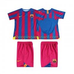 Maillot de Foot FC Barcelone Champions League 2005 Rétro Enfant Domicile 2006 Manche Courte