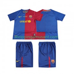 Maillot de Foot FC Barcelone Champions League 2009 Rétro Enfant Domicile 2008 Manche Courte