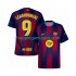 Maillot de Foot FC Barcelone Robert Lewandowski 9 Champions League Homme Domicile 2025-2026 Manche Courte