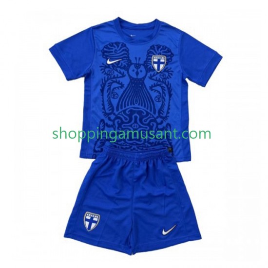 Maillot de Foot Finlande Enfant Extérieur 2025 Manche Courte