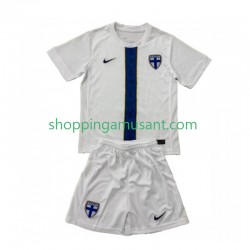Maillot de Foot Finlande Enfant Domicile 2025 Manche Courte