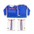 Maillot de Foot France Rétro Enfant Domicile 1998 Manche Longue