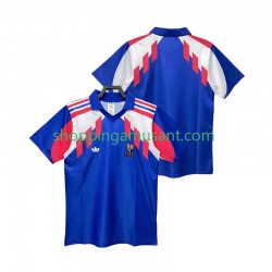 Maillot de Foot France 1990 Rétro Homme Domicile Manche Courte