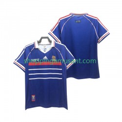Maillot de Foot France Rétro Homme Domicile 1998 Manche Courte