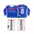 Maillot de Foot France ZINANE 10 Rétro Enfant Domicile 1998 Manche Longue