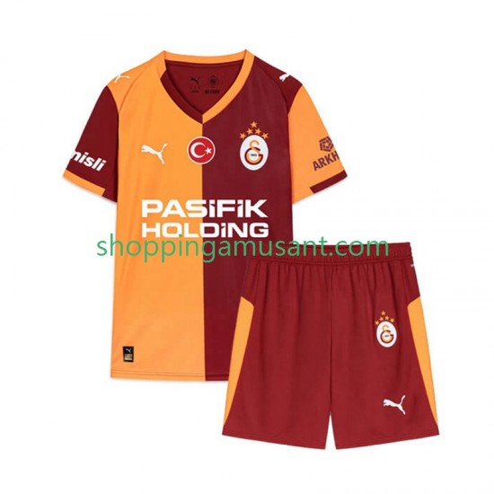 Maillot de Foot Galatasaray Enfant Domicile 2025-2026 Manche Courte
