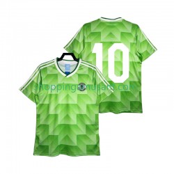 Maillot de Foot Allemagne 10 1990 Rétro Homme Extérieur Manche Courte