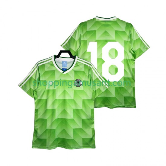 Maillot de Foot Allemagne 18 1990 Rétro Homme Extérieur Manche Courte