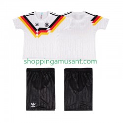Maillot de Foot Allemagne 1990 Rétro Enfant Domicile Manche Courte