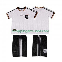 Maillot de Foot Allemagne 1996 Rétro Enfant Domicile Manche Courte
