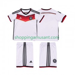 Maillot de Foot Allemagne 2014 Rétro Enfant Domicile Manche Courte