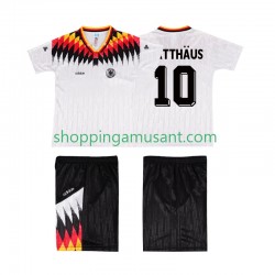 Maillot de Foot Allemagne MATTHAUS 10 Rétro Enfant Domicile 1994 Manche Courte