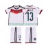 Maillot de Foot Allemagne MULLER 13 2014 Rétro Enfant Domicile Manche Courte