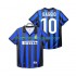 Maillot de Foot Inter Milan BAGGIO 10 Rétro Homme Domicile 1999 1998 Manche Courte