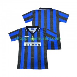 Maillot de Foot Inter Milan 1997 Rétro Homme Domicile 1998 Manche Courte