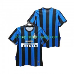 Maillot de Foot Inter Milan 2009 Rétro Homme Domicile 2010 Manche Courte