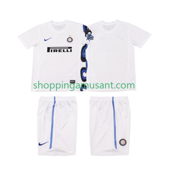 Maillot de Foot Inter Milan Rétro Enfant Extérieur 2011 2010 Manche Courte