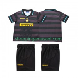 Maillot de Foot Inter Milan 1997 Rétro Enfant Neutre 1998 Manche Courte