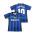 Maillot de Foot Inter Milan Ronaldo 10 1997 Rétro Homme Domicile 1998 Manche Courte
