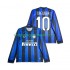 Maillot de Foot Inter Milan SNEIJDER 10 2009 Rétro Homme Domicile 2010 Manche Longue
