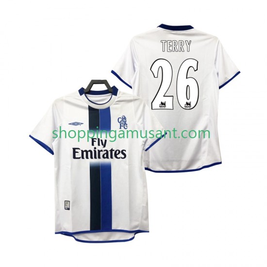 Maillot de Foot Inter Milan TERRY 26 2003 Rétro Homme Extérieur 2004 Manche Courte