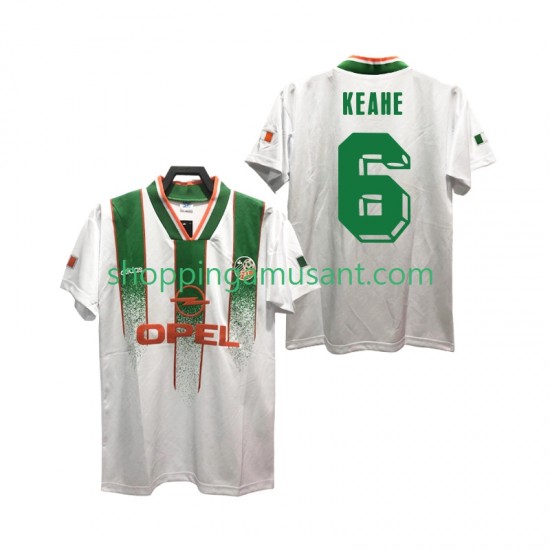 Maillot de Foot Irlande KEAHE 6 Rétro Homme Extérieur 1994 Manche Courte