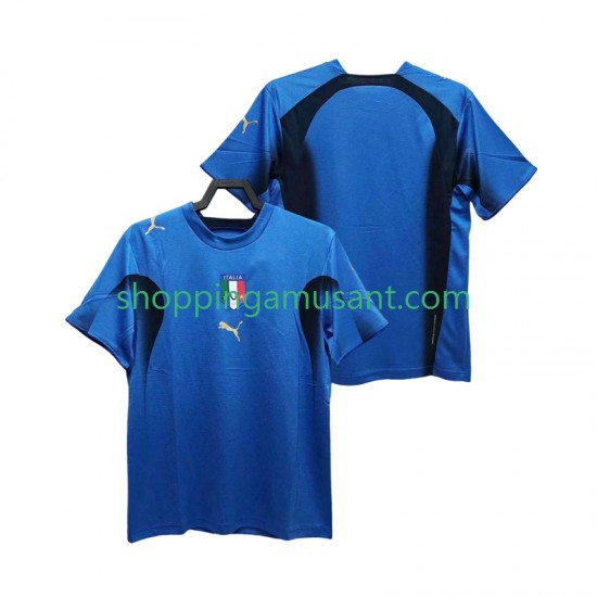 Maillot de Foot Italie Rétro Homme Domicile 2006 Manche Courte