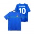 Maillot de Foot Italie Roberto Baggio 10 2000 Rétro Homme Domicile Manche Courte