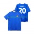 Maillot de Foot Italie Totti 20 2000 Rétro Homme Domicile Manche Courte