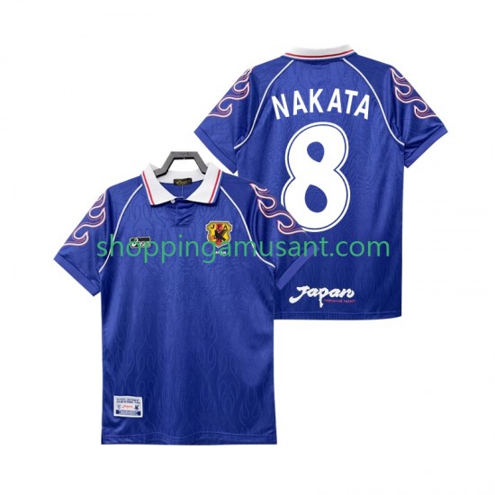Maillot de Foot Japon NAKATA 8 Rétro Homme Domicile 1998 Manche Courte
