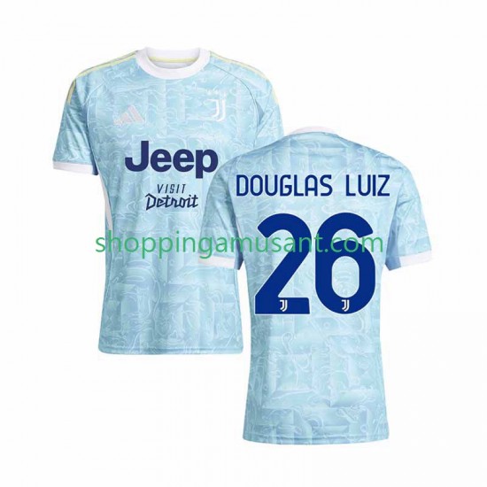 Maillot de Foot Juventus Douglas Luiz 26 Homme Extérieur 2025-2026 Manche Courte