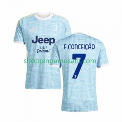 Maillot de Foot Juventus Francisco Conceicao 7 Homme Extérieur 2025-2026 Manche Courte