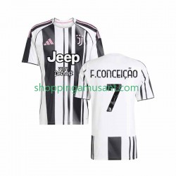 Maillot de Foot Juventus Francisco Conceicao 7 Homme Domicile 2025-2026 Manche Courte