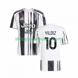 Maillot de Foot Juventus Kenan Yildiz 10 Homme Domicile 2025-2026 Manche Courte