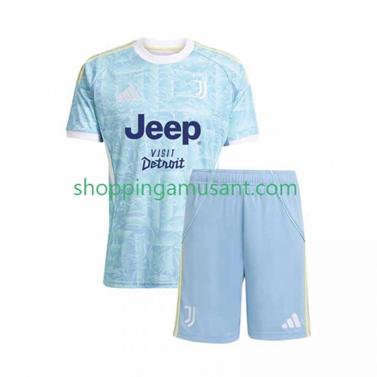 Maillot de Foot Juventus Enfant Extérieur 2025-2026 Manche Courte