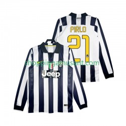Maillot de Foot Juventus Pirlo 21 2014 2015 Rétro Homme Domicile Manche Longue