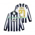 Maillot de Foot Juventus Pirlo 21 2014 2015 Rétro Homme Domicile Manche Longue