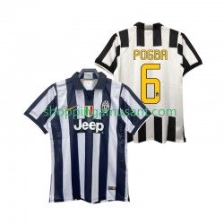 Maillot de Foot Juventus Pogba 6 2014 2015 Rétro Homme Domicile Manche Courte
