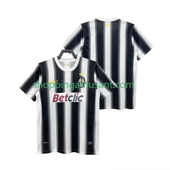 Maillot de Foot Juventus 2012 Rétro Homme Domicile 2011 Manche Courte