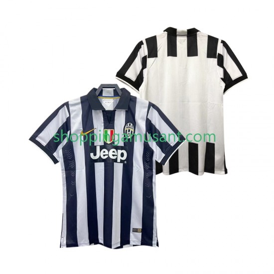 Maillot de Foot Juventus 2014 2015 Rétro Homme Domicile Manche Courte