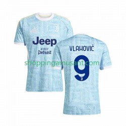 Maillot de Foot Juventus Vlahovic 9 Homme Extérieur 2025-2026 Manche Courte