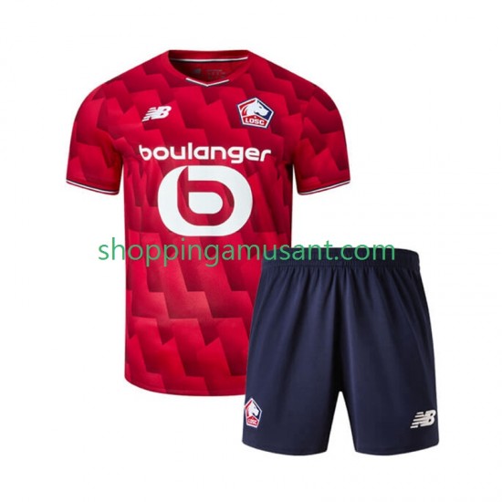 Maillot de Foot OSC Lille Enfant Domicile 2025-2026 Manche Courte