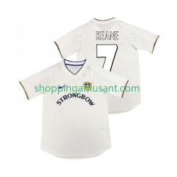 Maillot de Foot Leeds United KEANE 7 2000 2001 Rétro Homme Domicile Manche Courte