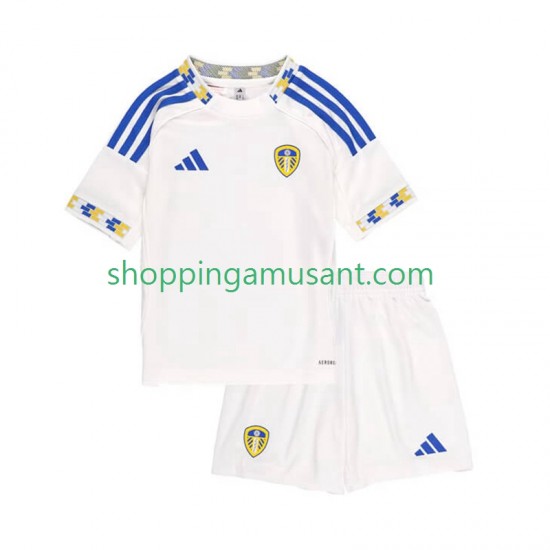 Maillot de Foot Leeds United Enfant Domicile 2025-2026 Manche Courte
