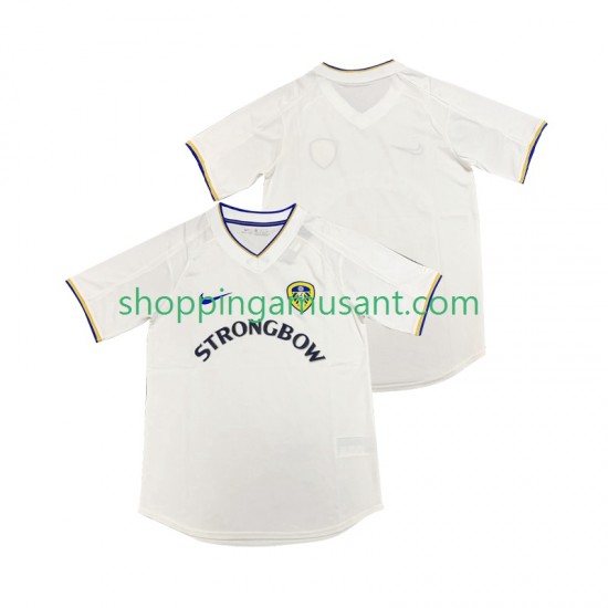 Maillot de Foot Leeds United 2000 2001 Rétro Homme Domicile Manche Courte